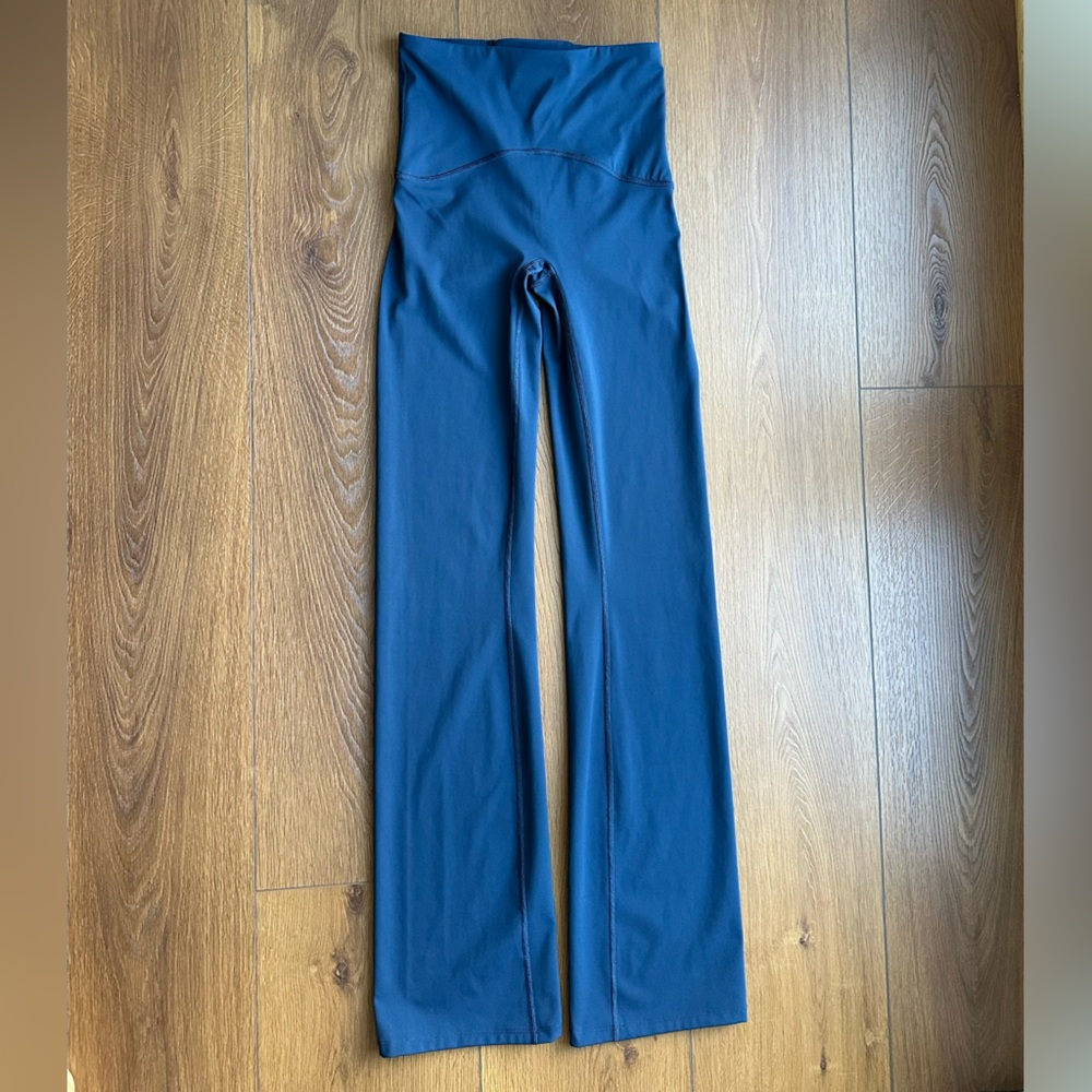 SPANX Navy High-Waisted Flare Leggings